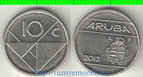 Аруба 10 центов (2003-2012) (Беатрикс, тип IV, треугольник)