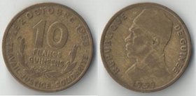 Гвинея 10 франков 1959 год