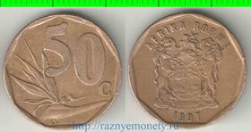 ЮАР 50 центов (1996-1997)  AFRIKA BORWA