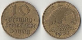 Данциг (Польша) 10 пфеннингов 1932 год