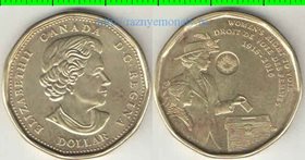 Канада 1 доллар 2016 года (Елизавета II) (Женское избирательное право)