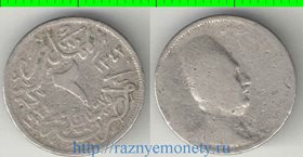 Египет 2 мильема 1924 (AH1342) год (Фуад I) (тип I) (нечастый тип и номинал)