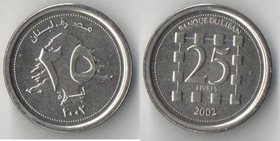 Ливан 25 ливров 2002 год