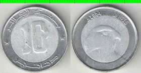 Алжир 10 динар (1992-2013) (нечастый тип и номинал)