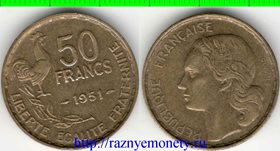 Франция 50 франков (1950-1953)