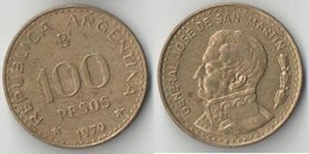 Аргентина 100 песо 1979 год (Сен Мартин)