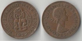 Новая Зеландия 1/2 пенни (1959-1964) (Елизавета II) (тип II)