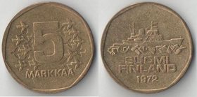 Финляндия 5 марок (1972-1977) (Ледокол) (нечастый тип)