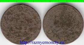 Россия 2 копейки 1882 год спб (Александр II) (тип II, 1867-1880, Российская монета)