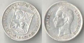 Венесуэла 25 сентимо (1901-1948) (серебро)