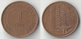 Сингапур 1 цент (1967-1985)