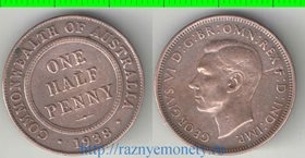 Австралия 1/2 пенни (1938-1939) (Георг VI) (тип I)