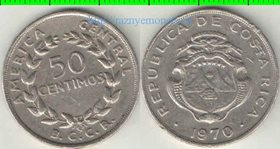 Коста-Рика 50 сентимо (тип 1968-1970) (нечастый тип и номинал)