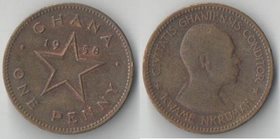 Гана 1 пенни 1958 год
