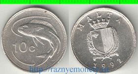 Мальта 10 центов (1991-1998)