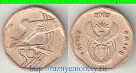 ЮАР 50 центов 2003 год (тип V(а), год-тип) (Крикет, Afrika Borwa)