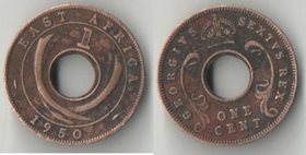 Восточная Африка 1 цент 1950 год (Георг VI не император) (нечастый тип и номинал)