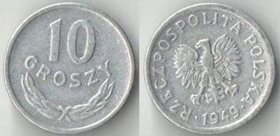 Польша 10 грош 1949 год (алюминий)