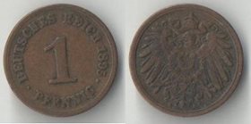 Германия (Империя) 1 пфенниг 1895 год А