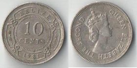 Белиз 10 центов (1974-1981) (Елизавета II)