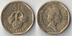 Фиджи 1 доллар (1995-1997) (Елизавета II)