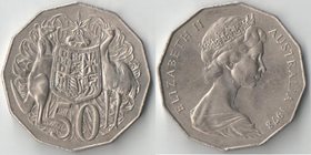 Австралия 50 центов (1976-1981) (Елизавета II)