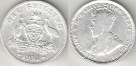 Австралия 1 шиллинг (1911-1936) (Георг V) (серебро)