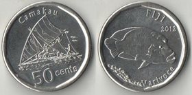 Фиджи 50 центов 2012 год