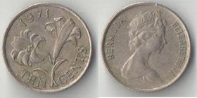 Бермуды (Бермудские острова) 10 центов (1970-1982) (Елизавета II) (тип I)