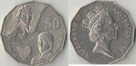 Австралия 50 центов 1998 год (Елизавета II) (Пролив Басса)