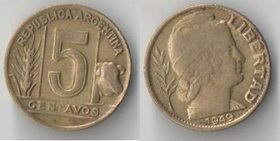 Аргентина 5 сентаво (1943-1949)