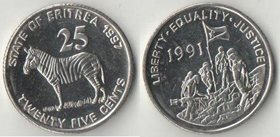 Эритрея 25 центов 1997 год