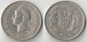 Доминиканская республика 25 сентаво (1967, 1972)