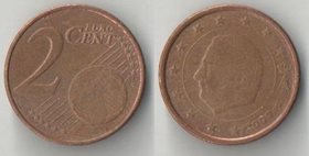 Бельгия 2 евроцента (2000-2004) (тип I)