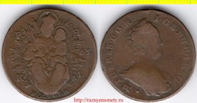 Венгрия 1 полтура 1763 (год-тип) Мария Тереза - НЕЧАСТАЯ