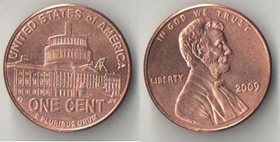 США 1 цент 2009 год (Капитолий)