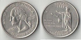 США 1/4 доллара 2008 год (Гавайи)