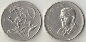 ЮАР 50 центов 1968 год (президент Чарльз Сварт) SOUTH (редкий тип)