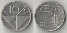 Аруба 10 центов (1986-1988) (Беатрикс, тип I, птичка)