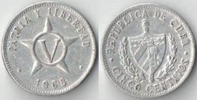 Куба 5 сентаво (1963-2010) (тип IV) (алюминий)
