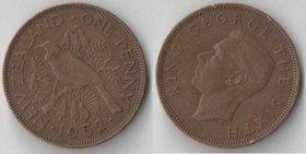 Новая Зеландия 1 пенни (1949-1952) (Георг VI не император)