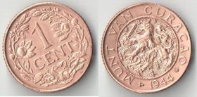 Кюрасао 1 цент 1944 год (тип I) (нечастый номинал)
