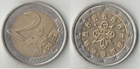 Португалия 2 евро 2002 год (биметалл)
