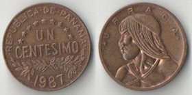 Панама 1 сентесимо (1961-1987) (бронза) (тип I)