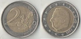Бельгия 2 евро 2004 год (тип I) (биметалл)