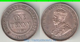 Австралия 1 пенни (1911-1936) (Георг V)