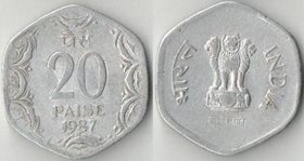 Индия 20 пайс (1986-1988)
